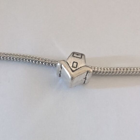 Silver Bird House Charm for Pandora Style Bracelet - Picture 4 of 4